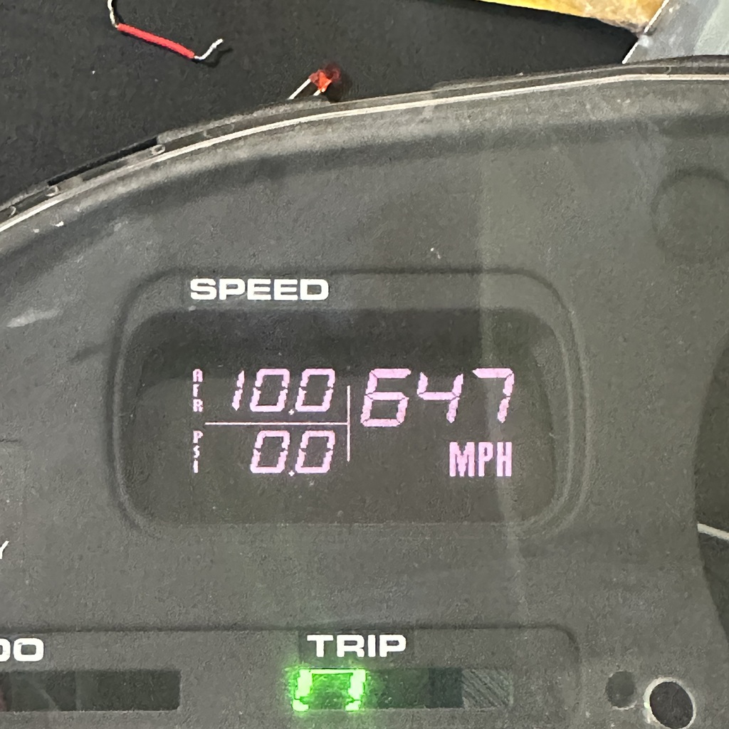 240SX custom cluster display