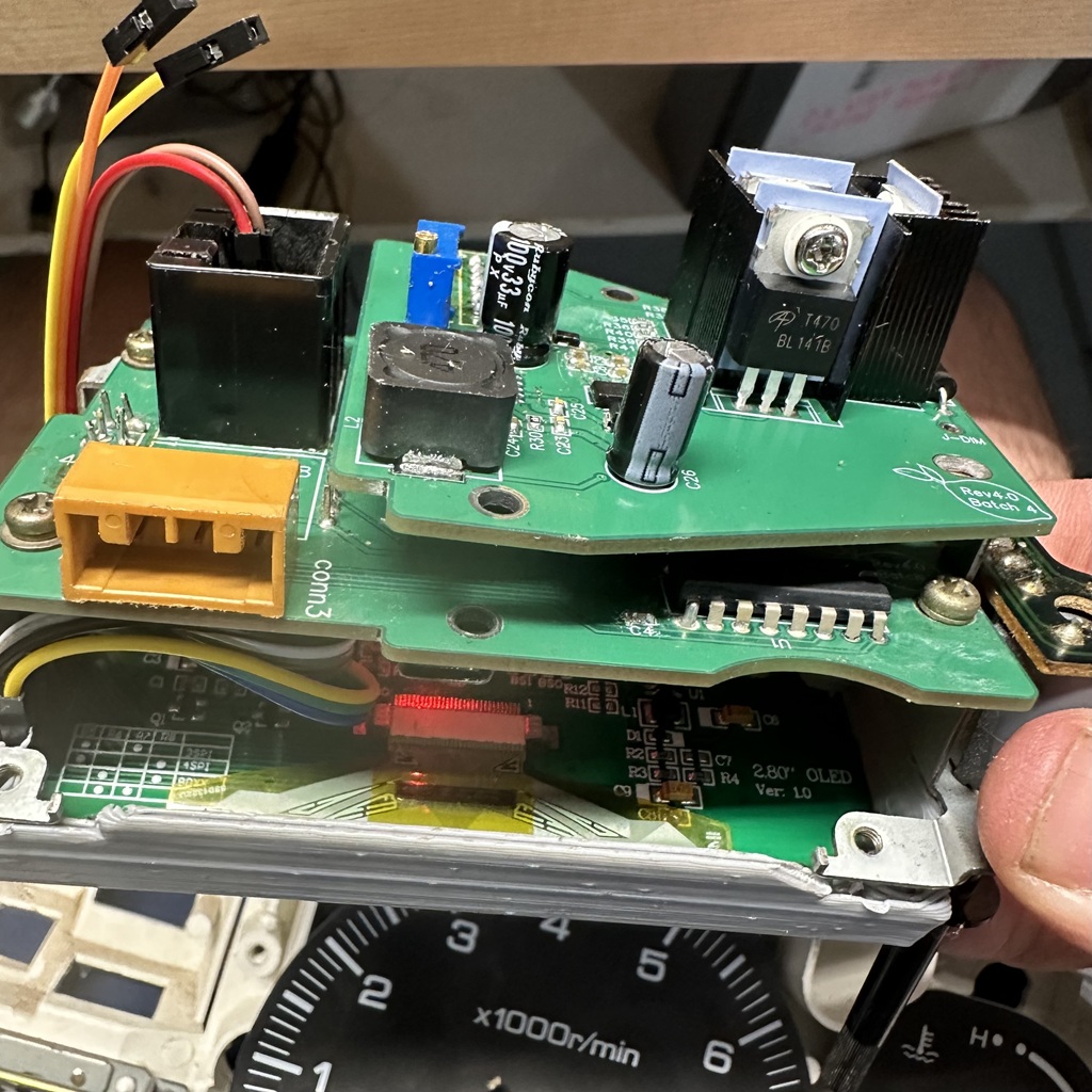 240SX custom cluster PCBs
